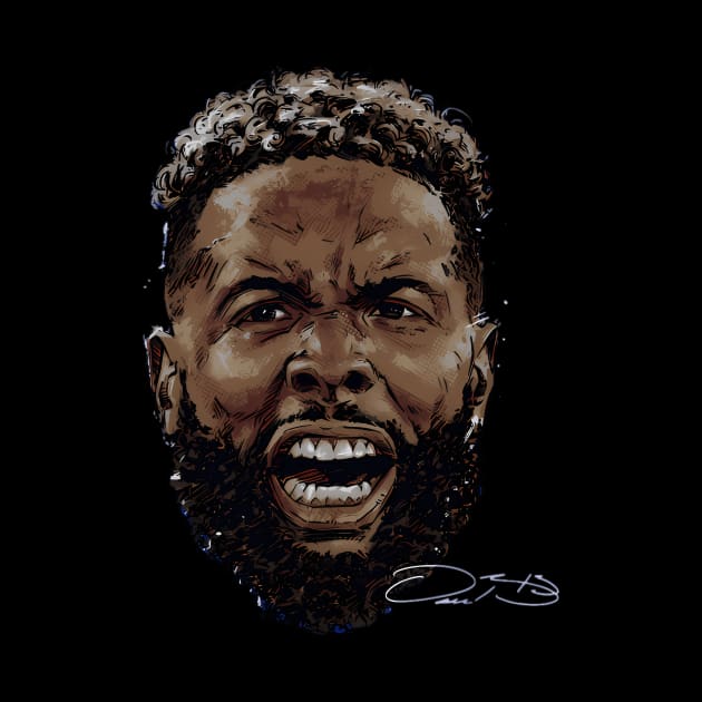 Odell Beckham Jr Los Angeles R Scream by Sil Ly