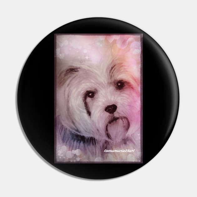 Yorkie Pin by teenamarie23art