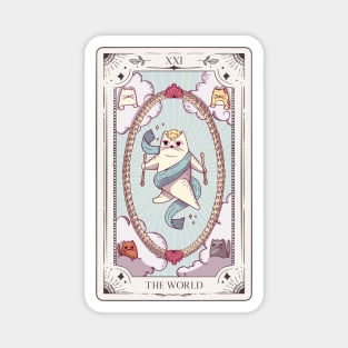 Cat Tarot Card Tarot Cards Cats Magnet