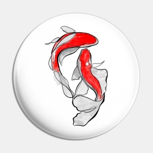 Koi fish Pin