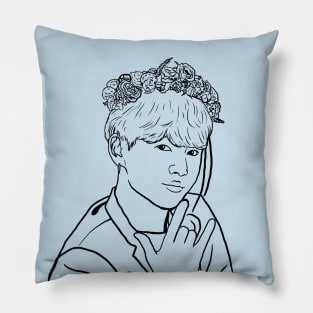 BTS JUNGKOOK  LINE ART Pillow