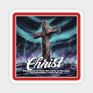 Cross of Redemption: Artistic Christian Imagery Galatians 3:13 Magnet
