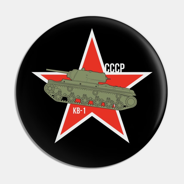 Tank legend KV-1 on the background of a star Pin by FAawRay