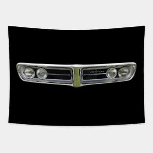 Pontiac Firebird classic 1960s American car minimalist grille photo Tapestry