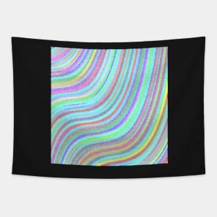 Colorful Swirl Graphic Print Happy Inspirational Design Home Decor, Vacation Beach Wear & Gifts Tapestry