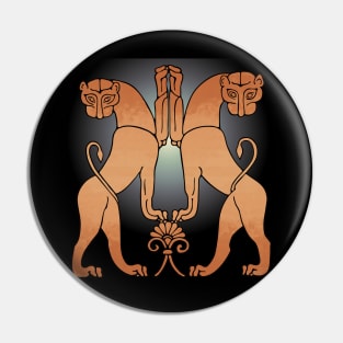 Mycenaean Panthers Pin