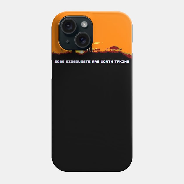 sidequests Phone Case by monoblocpotato