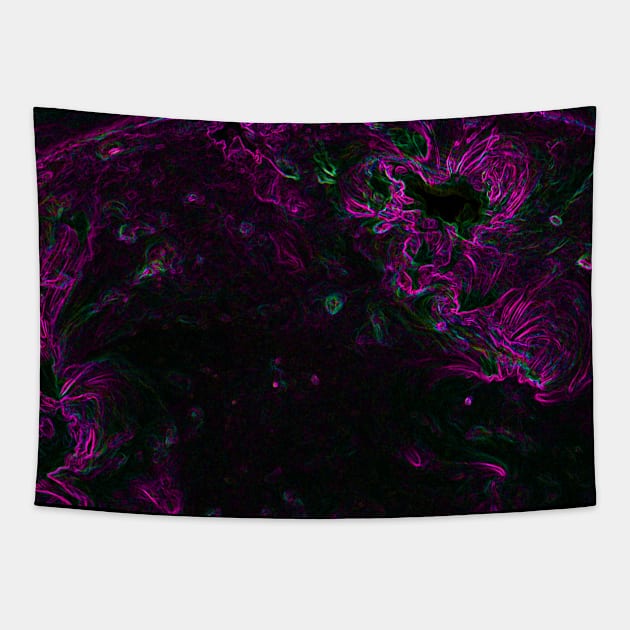 Black Panther Art - Glowing Edges 403 Tapestry by The Black Panther