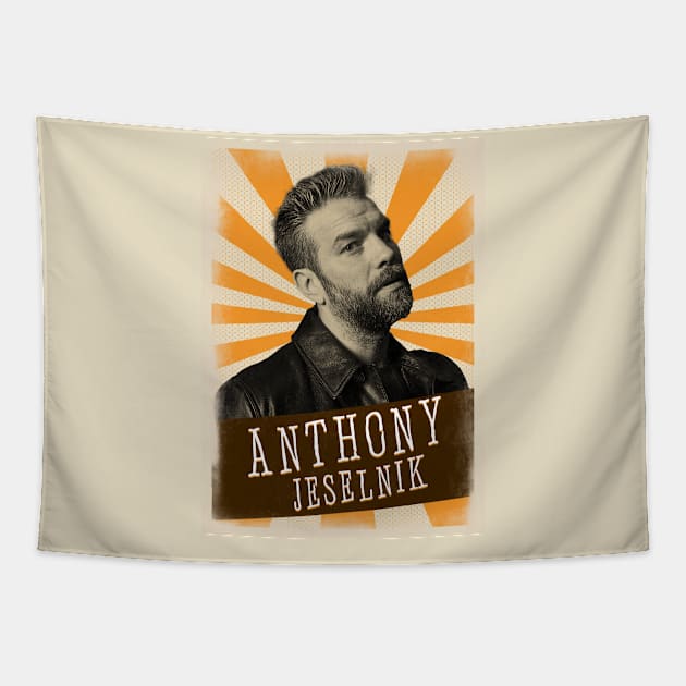 Vintage Aesthetic Anthony Jeselnik Tapestry by SkulRose