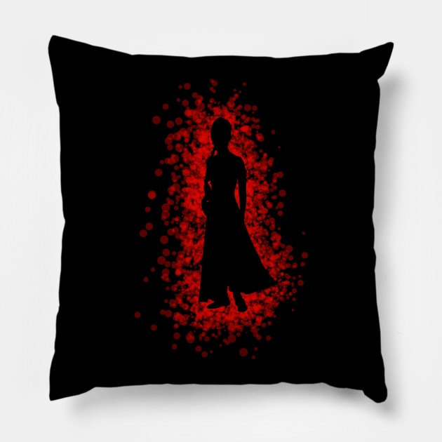 Slave Leia Splatter Pillow by PittmanOfLaMancha