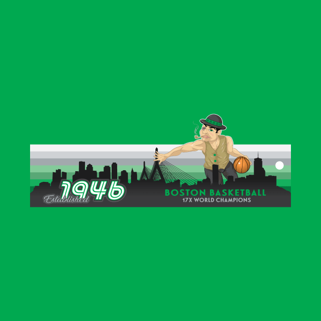 Celtics - 2019 Boston Champion Series Mascot Graphic by bkumm66