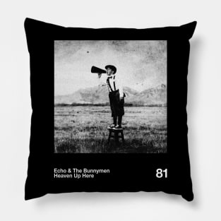 Echo & The Bunnymen | Heaven Up Here | Vintage Pantone Pillow