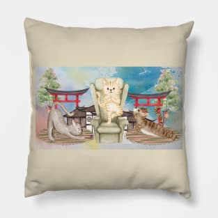 Zen Cats Pillow