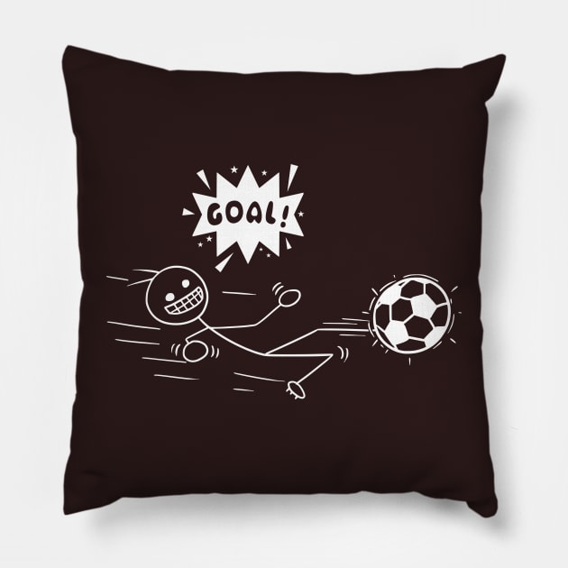 Focused Your Goals Pillow by Teesquares