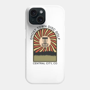 Ghost Town Disc Golf Central City Colorado | Disc Golf Vintage Retro Arch Mountains Phone Case