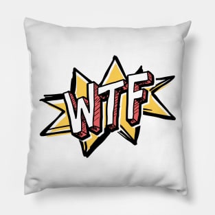 WTF Comic Pillow