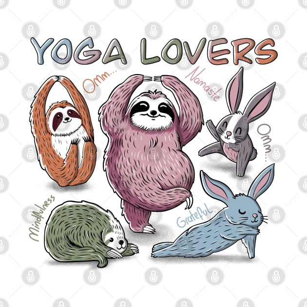 Yoga Lover Animals by ilhnklv