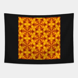 Golden Yellow Sunflower Pattern 3 Tapestry