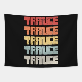 Retro Vintage TRANCE Music Tapestry