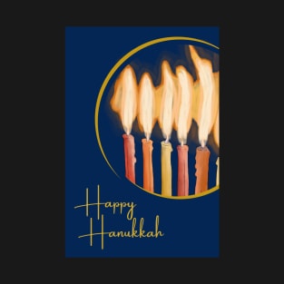 Festival of Lights Hanukkah Design T-Shirt