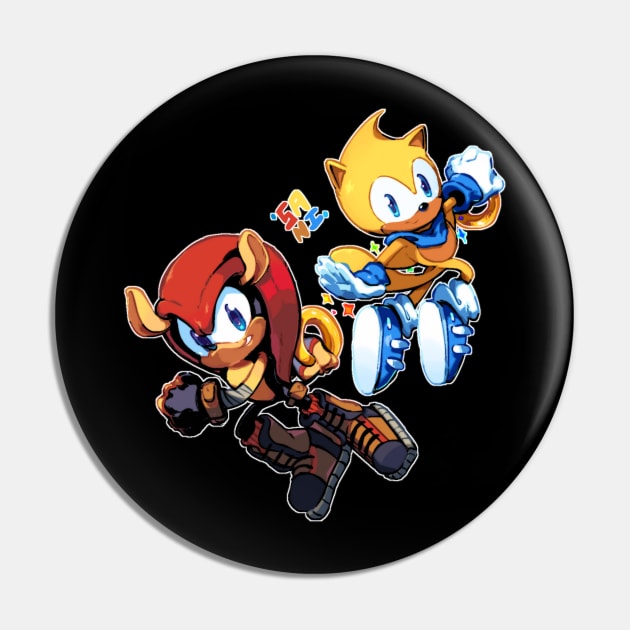 SEGA Sonic Mania Pin Buttons Incl. Sonic the Hedgehog Tails 