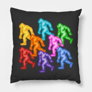 Rainbow Bigfoot Pillow