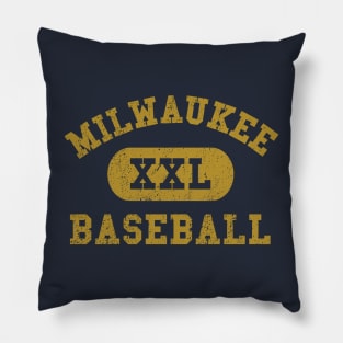 Milwaukee Baseball V Pillow