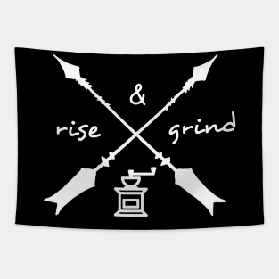 rise & grind Tapestry
