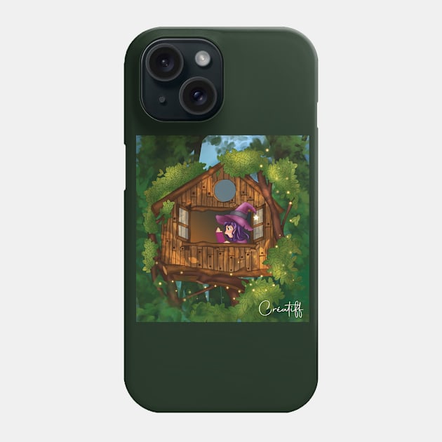 Tree house Phone Case by CréaTiff