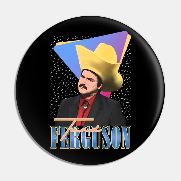 Turd Ferguson Retro Style Pin by Kishiton