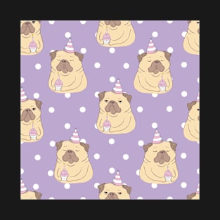 Pug Birthday Party T-Shirt