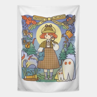 Cryptid hunter Tapestry