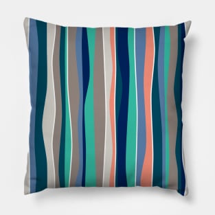 Wavy Stripes Design Pillow