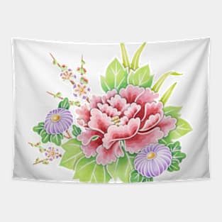 Kimono Bouquet Tapestry