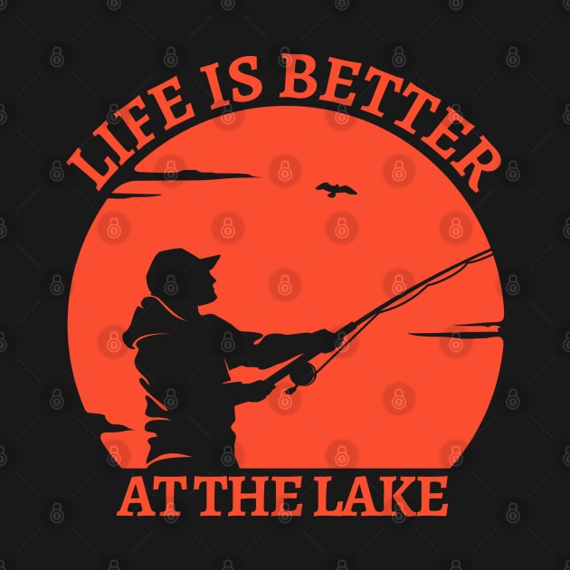 Life Is Better At The Lake by ArtManryStudio