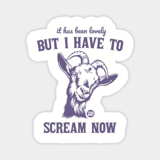 scream now Magnet