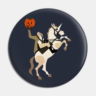 Headless Unicornman Pin