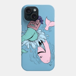 Whale and Mermaid Phone Case