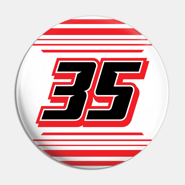 Akinori Ogata #35 2024 NASCAR Design Pin by AR Designs 