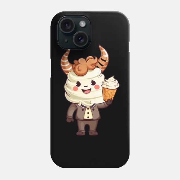 kawaii ice cream cone junk food T-Shirt cute  funny Phone Case by nonagobich
