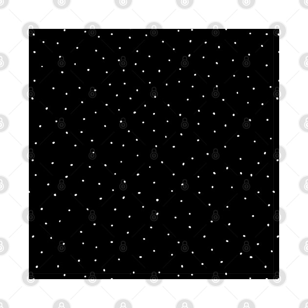 White Spots on Black by Sandra Hutter Designs