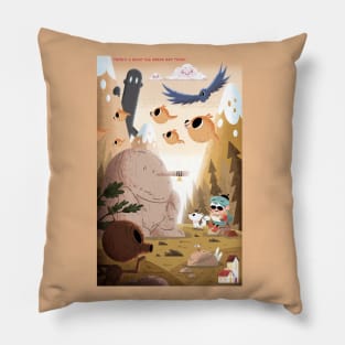 It's A Great Big World Out There! Pillow