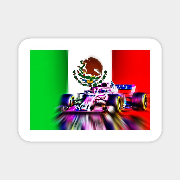 Sergio Perez - Mexico Magnet by DeVerviers