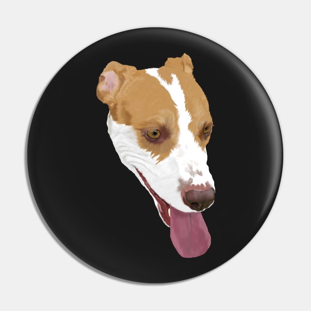 Pitbull Terrier Mix Pin by ArtistsQuest