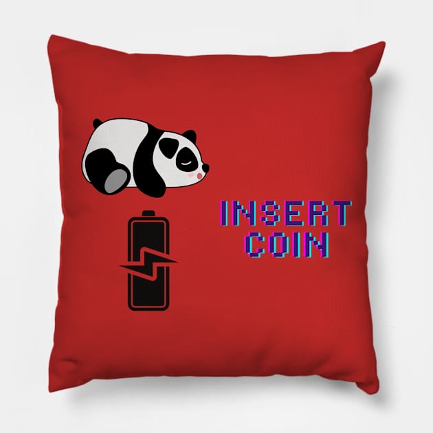 The Panda is Off! Pillow by B&C Fashion