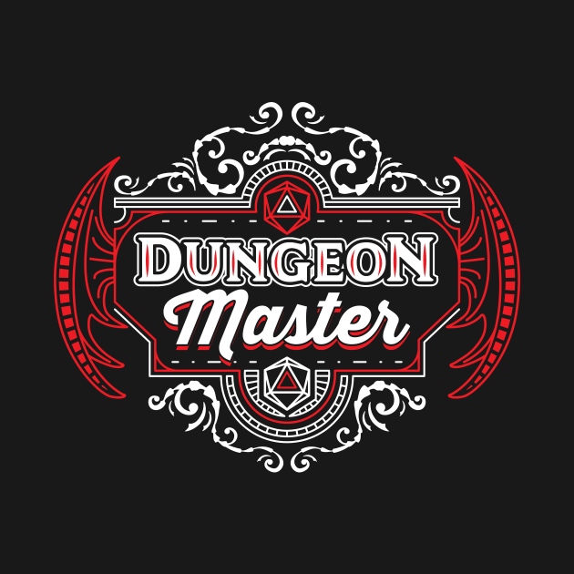 Dungeon Master Filigree by Natural 20 Shirts