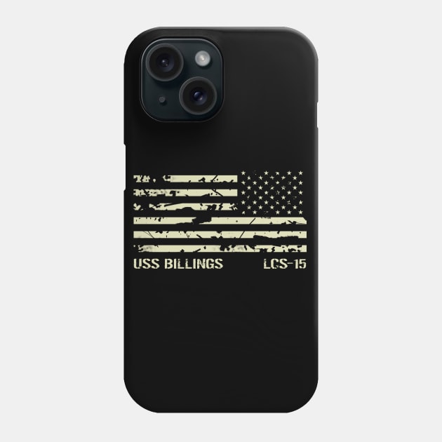 USS Billings Phone Case by Jared S Davies