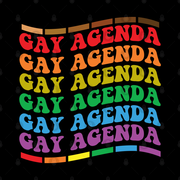 The Gay Agenda Retro by TomCage