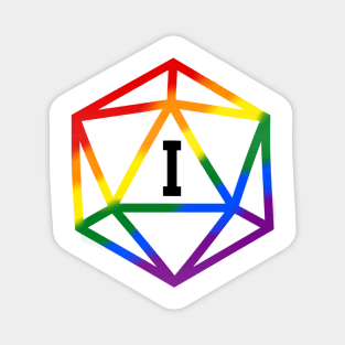 Intersex Pride Rainbow Dice Magnet