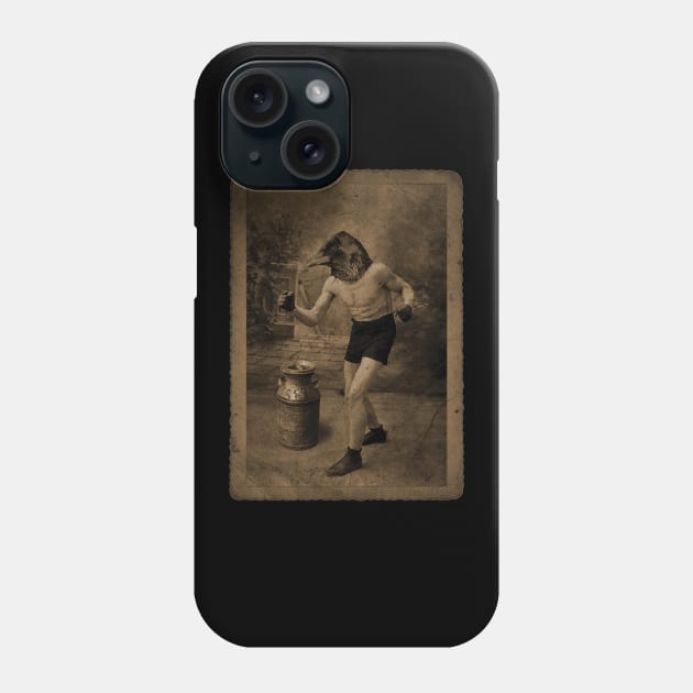 Vintage Fight Milk Phone Case by Oh Creative Works